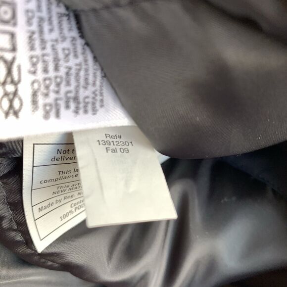 Eddie Bauer Jacket Men's Medium Blue zip-up Weather Edge shell lined snow hood - Picture 11 of 13